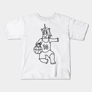 Unicorn Baller Kids T-Shirt